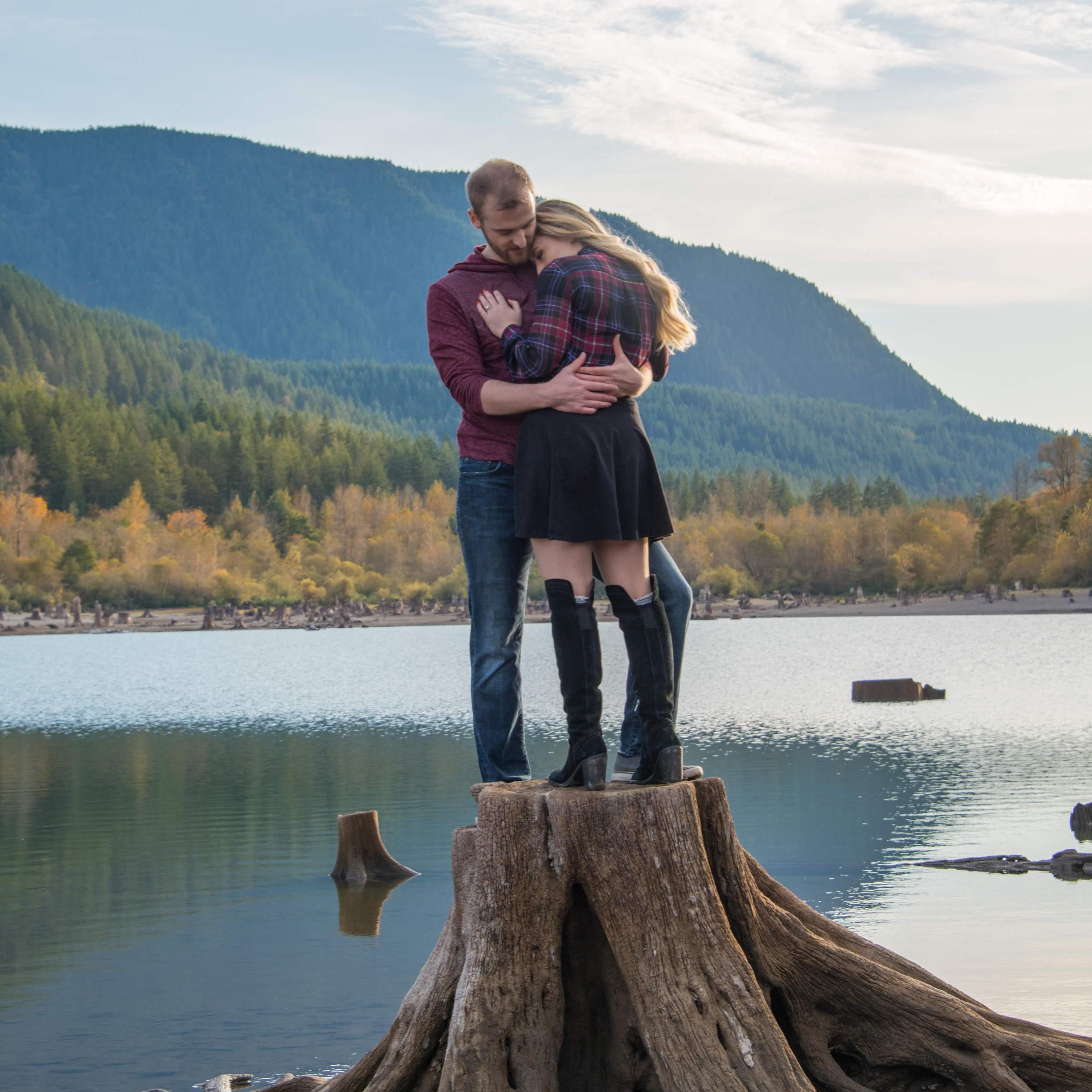 Engagement photo shoot with Cheri Jensen