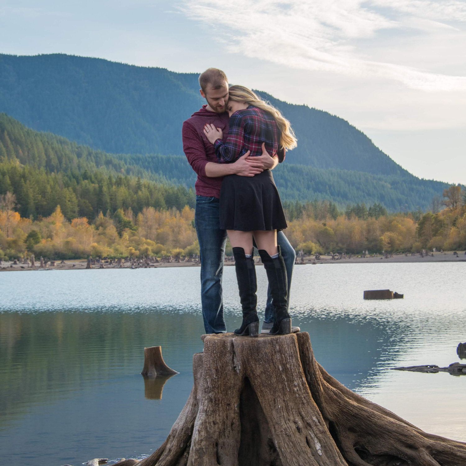 Engagement photo shoot with Cheri Jensen