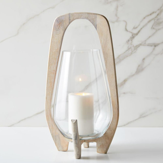 Mid Century Lantern, Sunbleached, X-Large