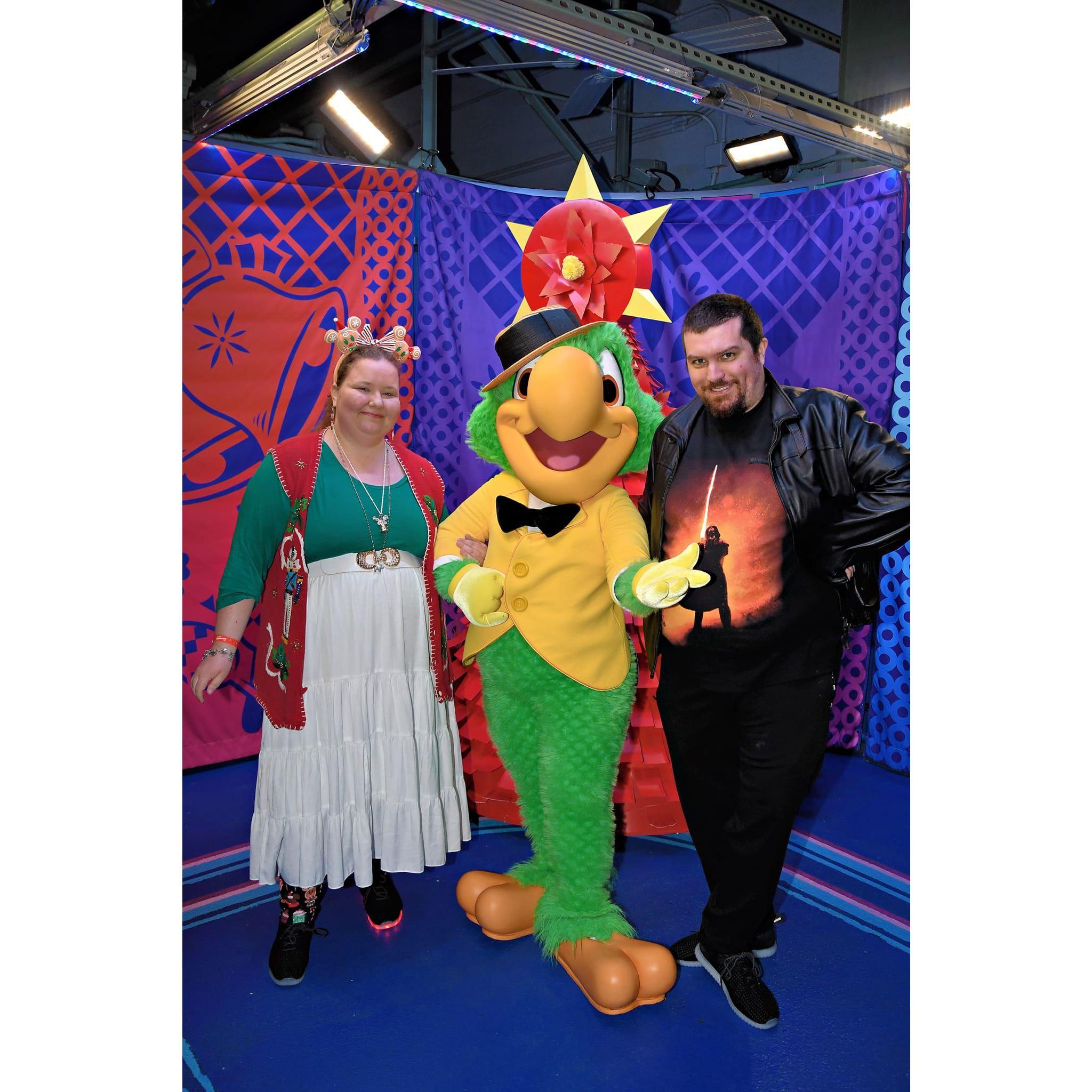 Got to meet our favorite parrot.