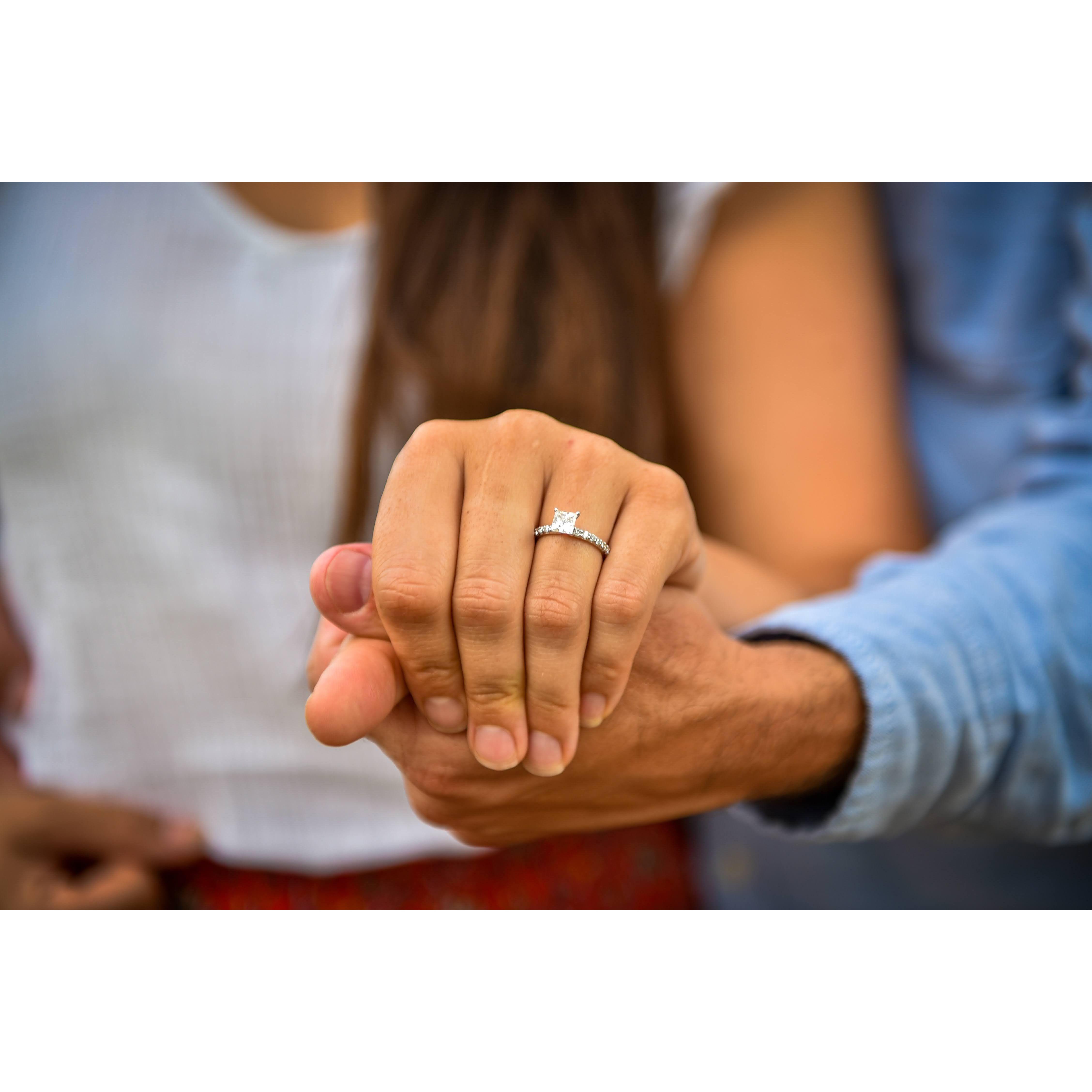 Engagement photos at our B&B in Romania after Nick proposed (July 4, 2022)!