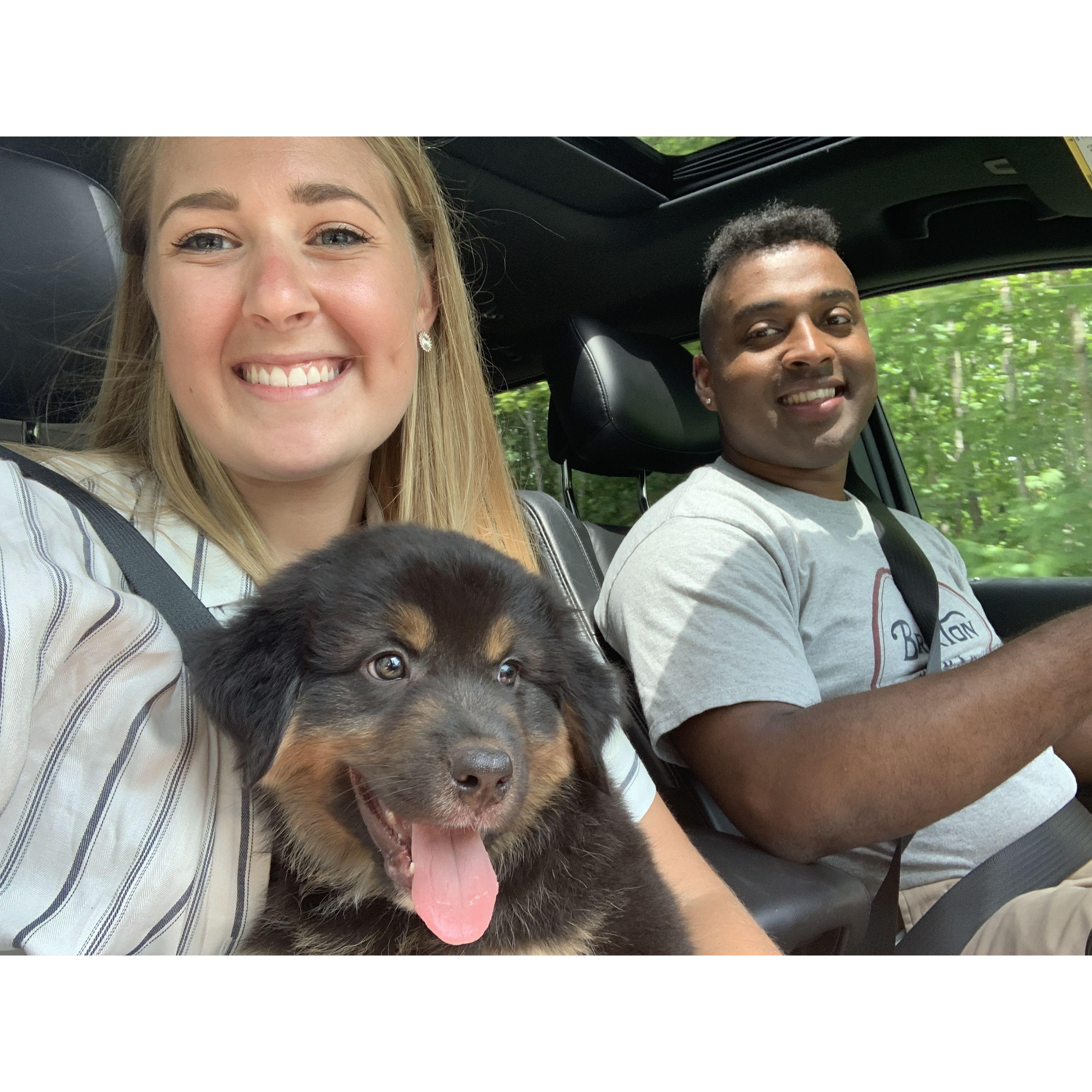 First picture with Finn!