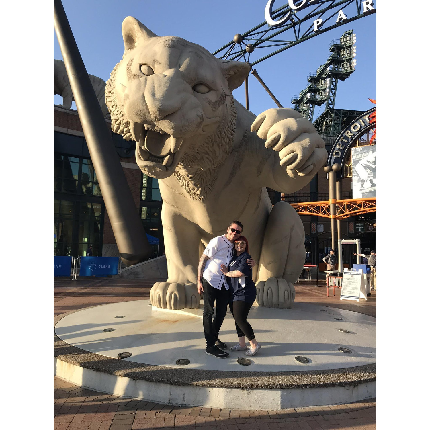 Our first tigers game together.