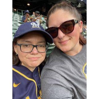 First Brewers game together!! Go Crew!!