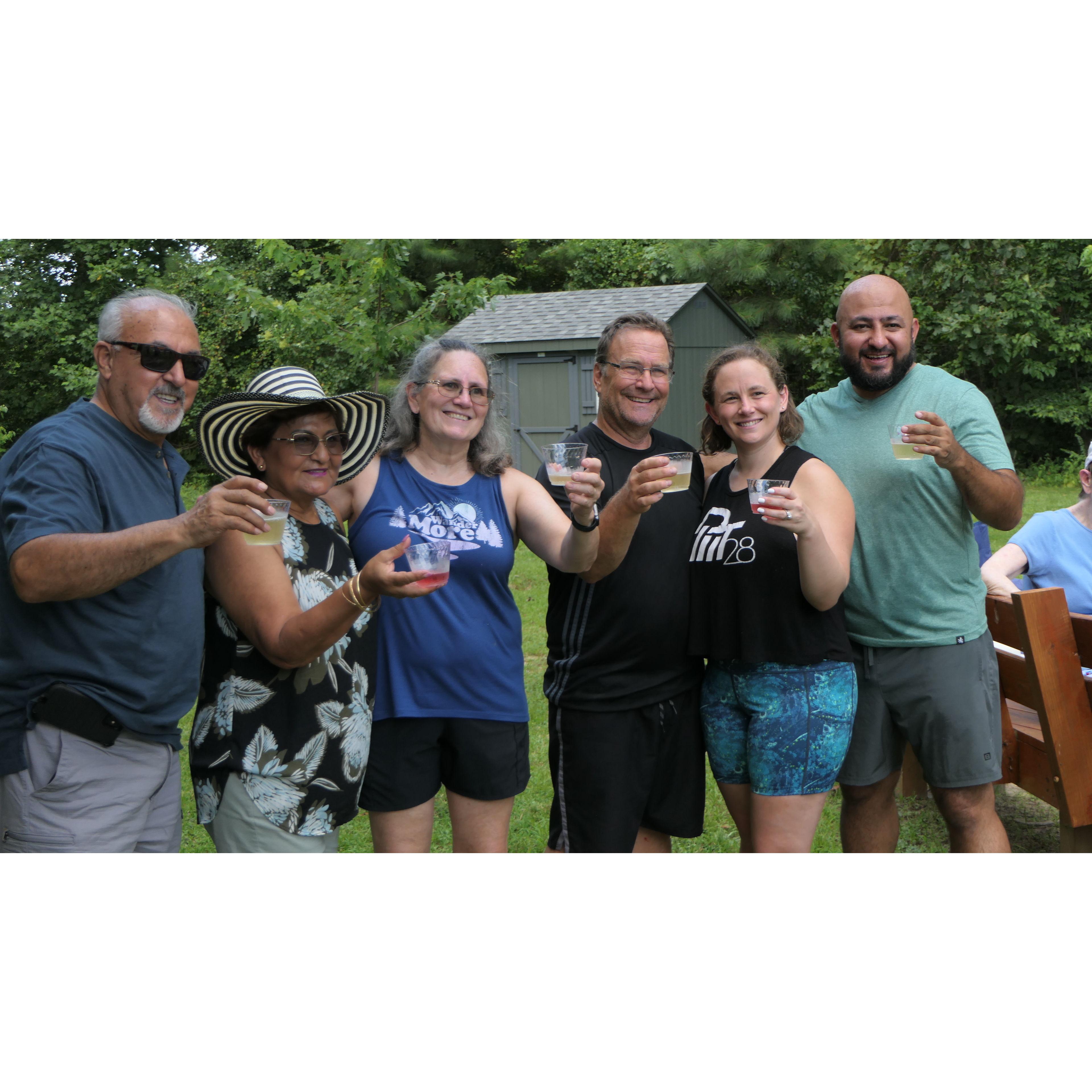 Celebrating the new engagement! Fun fact, we're getting married in the same spot as he proposed!