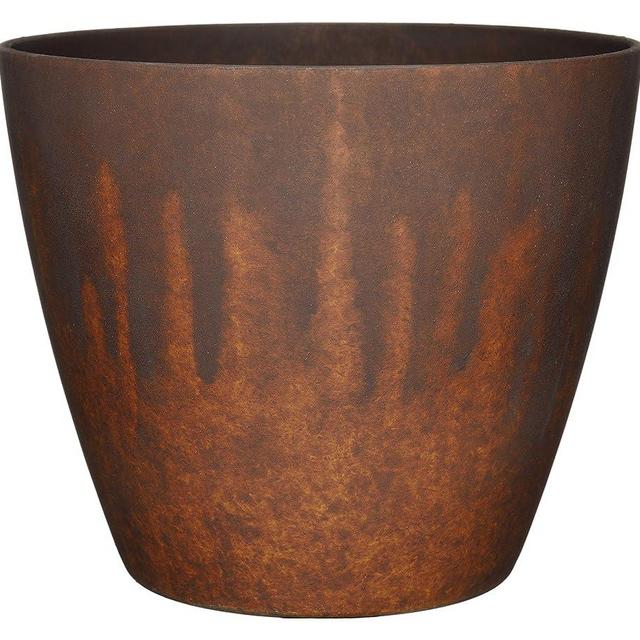 Classic Home and Garden 807-404R Premiere Collection Planter, Vogue 8", Burnished Rust