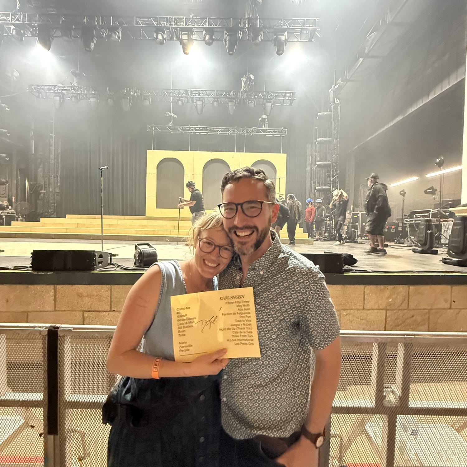 Getting the set list from our favorite band, Khruangbin!