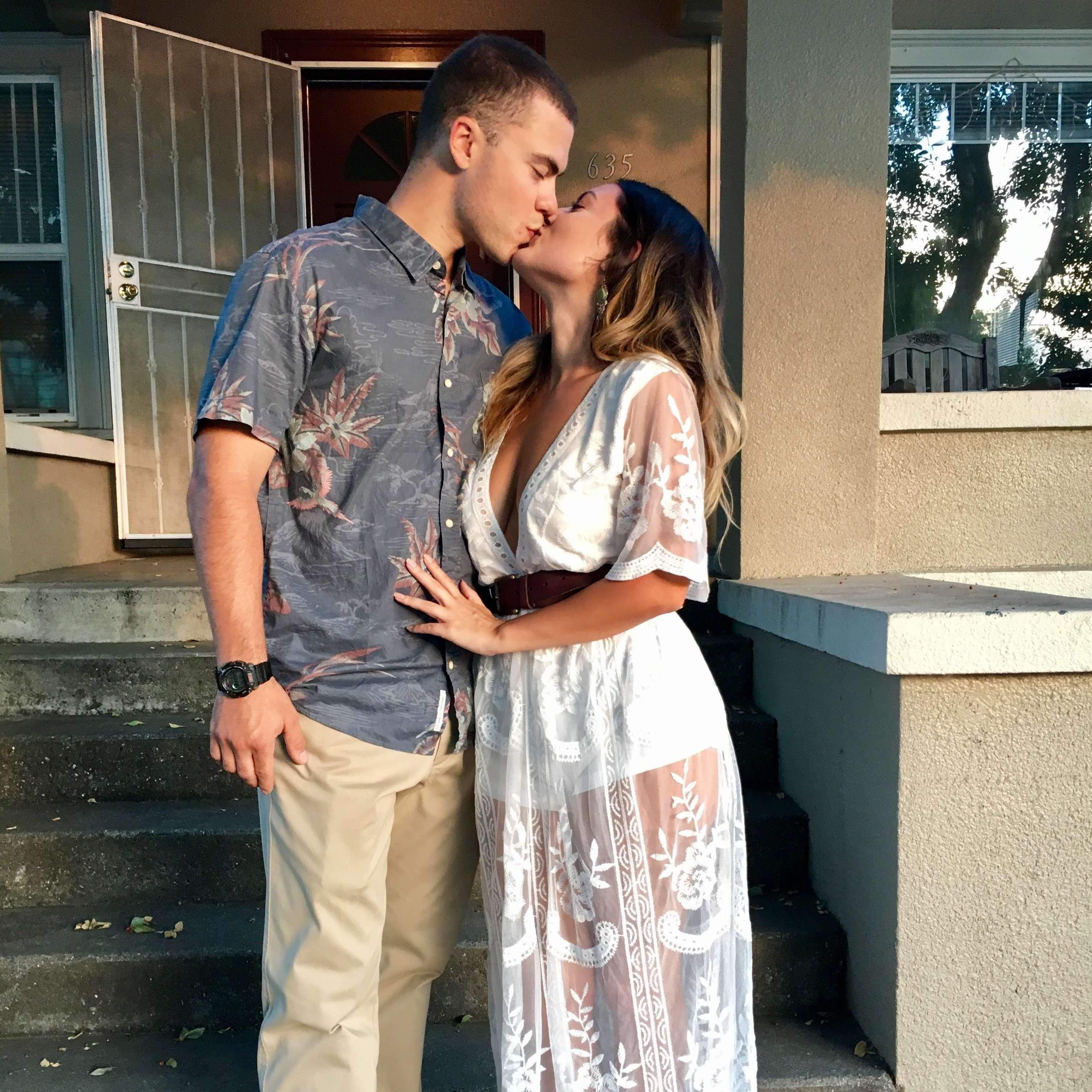 Date night after he got back from a long fire