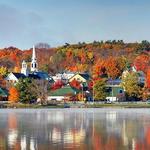Peak Foliage Drive through Lakes Region