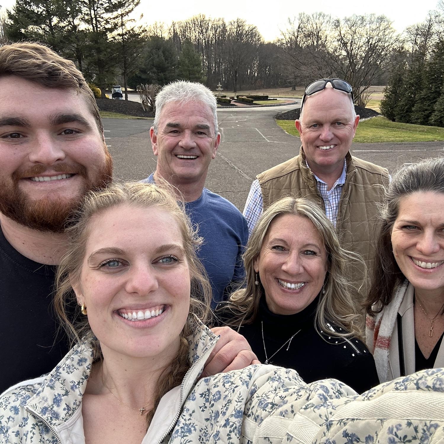 The squad! Shawn’s parents and Racheal’s parents met in person for the first time—2.9.2024
