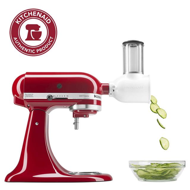 KitchenAid KSMVSA Fresh Prep Slicer/Shredder Attachment, White