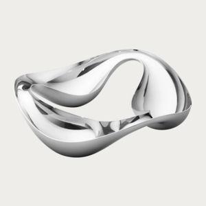 Cobra triple snack bowl in stainless steel