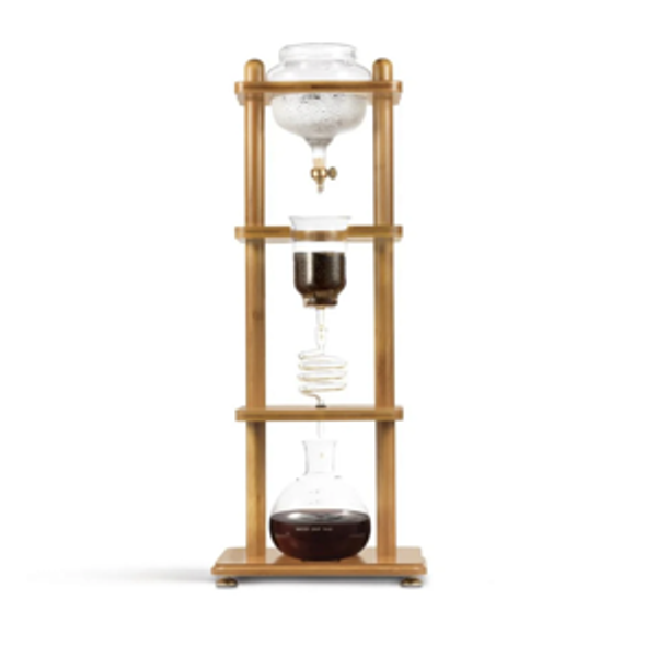Yama 6-8 Cup Cold Brew Tower Bamboo Straight Frame (32oz)