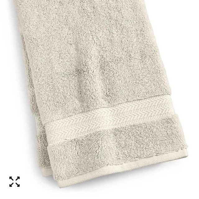 Ivory Finest Elegance Luxury Turkish Cotton Hand Towel, 30" x 56", Exclusively at Macy’s