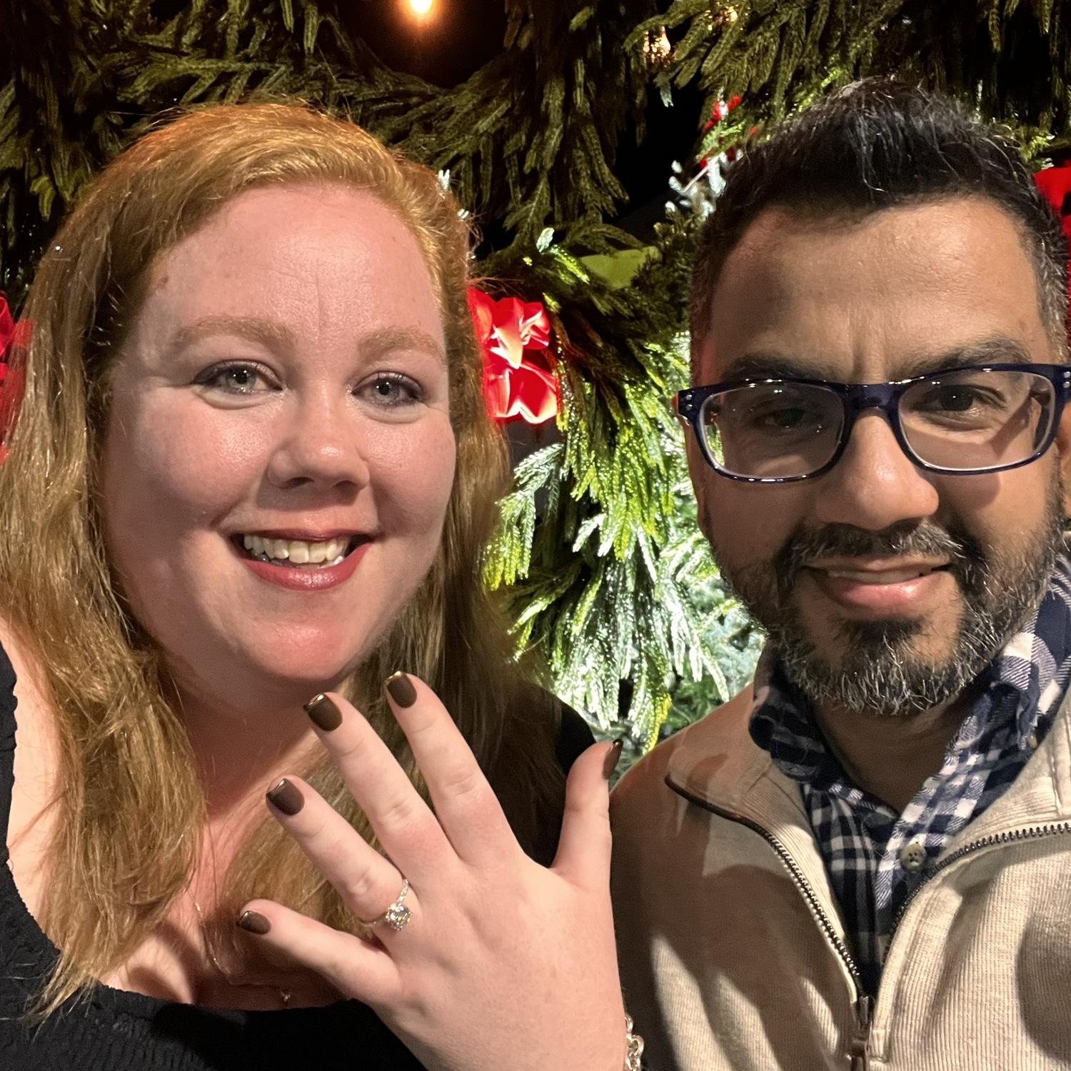 We're ENGAGED! 11/09/24-- My nails are on point-- Rohit had very specific instructions regarding my nails.