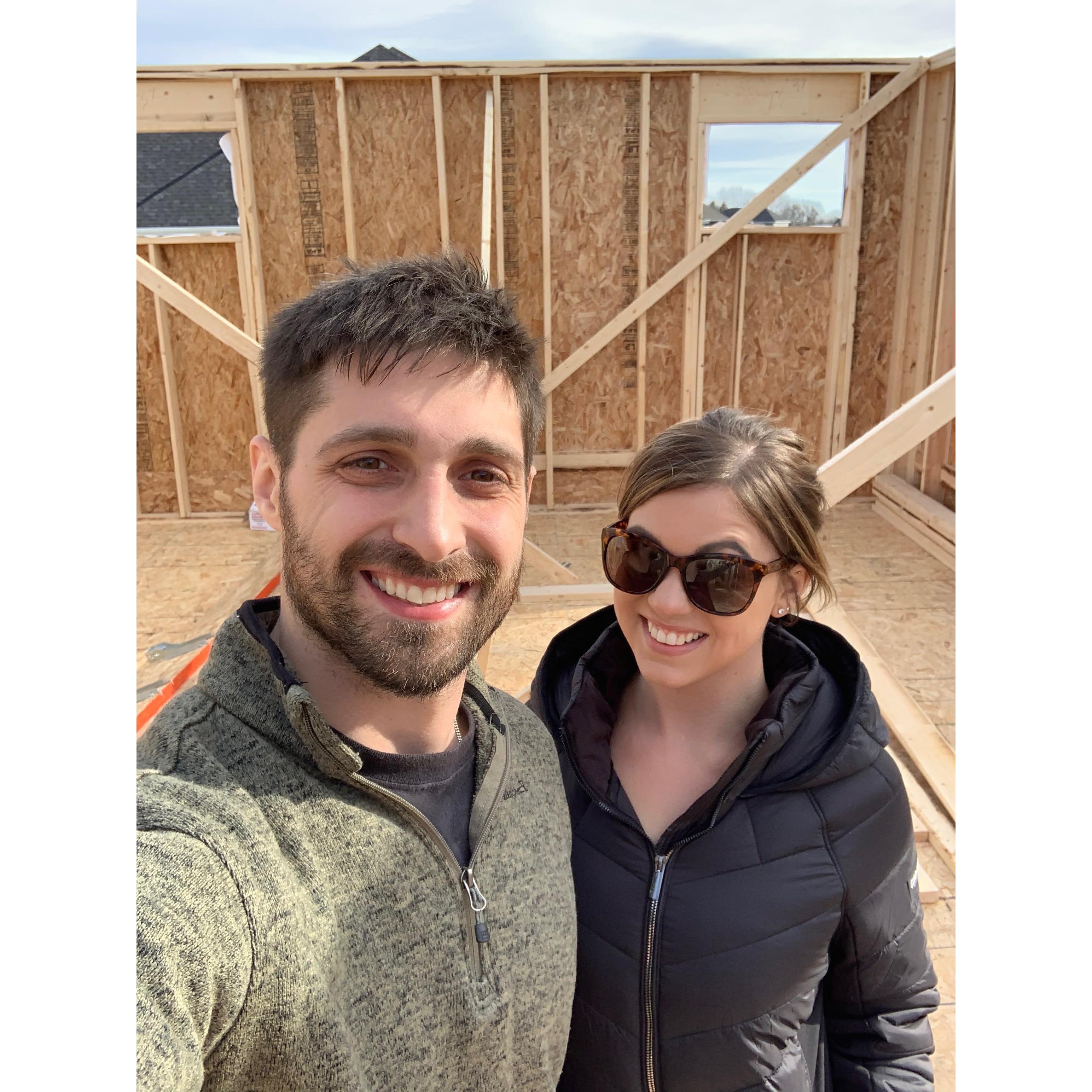Standing in the middle of our future kitchen!