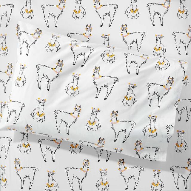 Peruvian Travel Organic Cotton Llama Kids Pillowcase