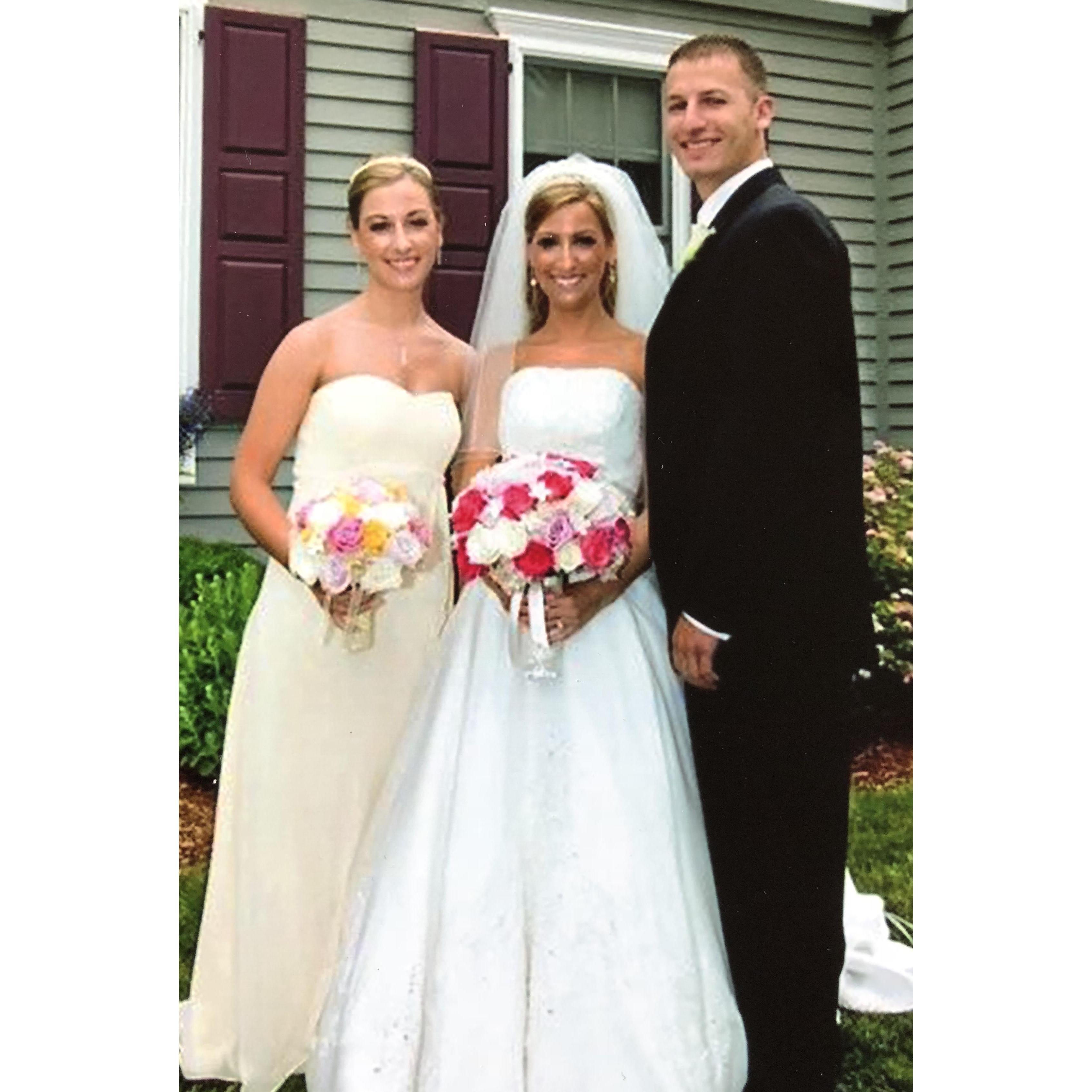 Leclerc siblings looking dapper for Kim and Scott's wedding