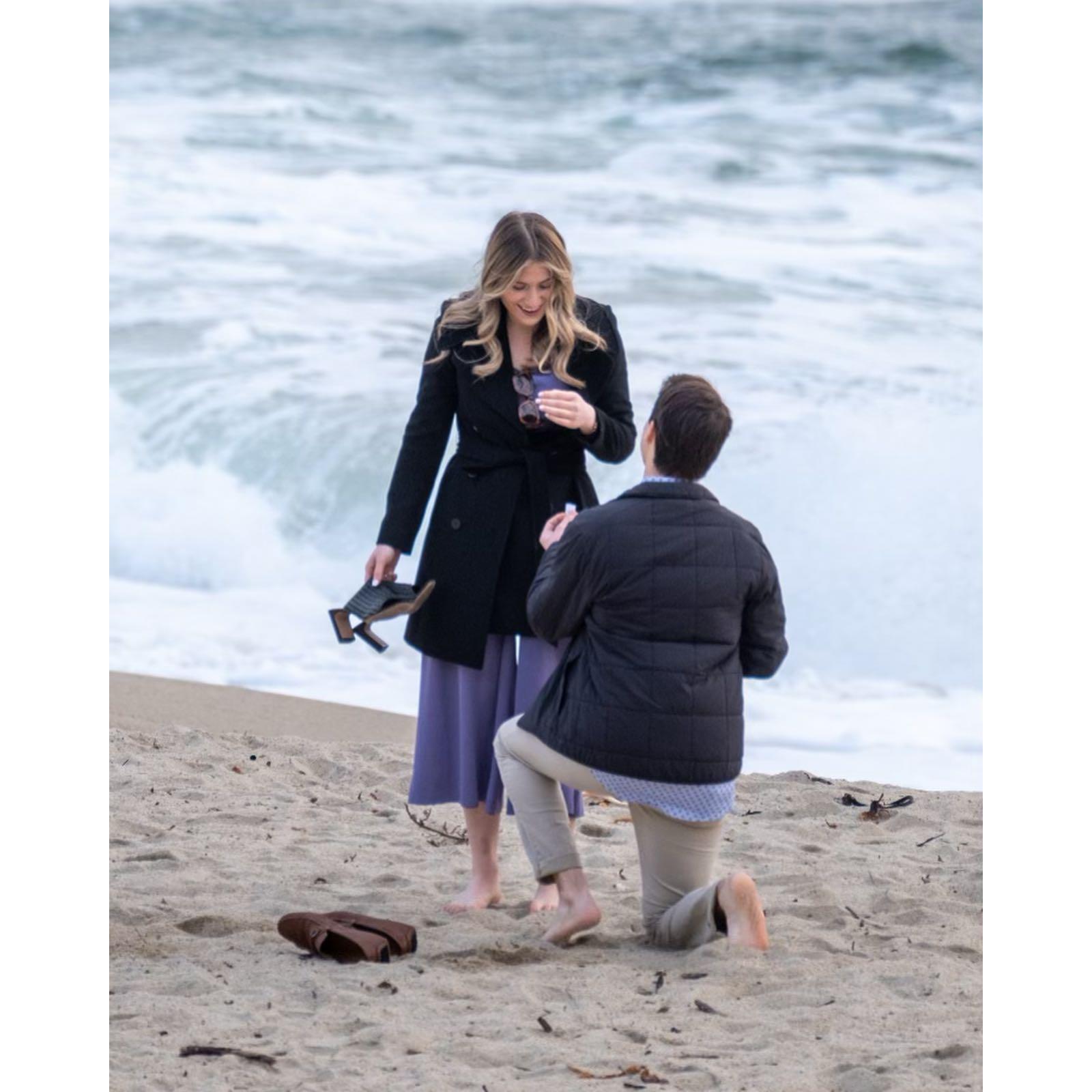 December 2021: She said yes!