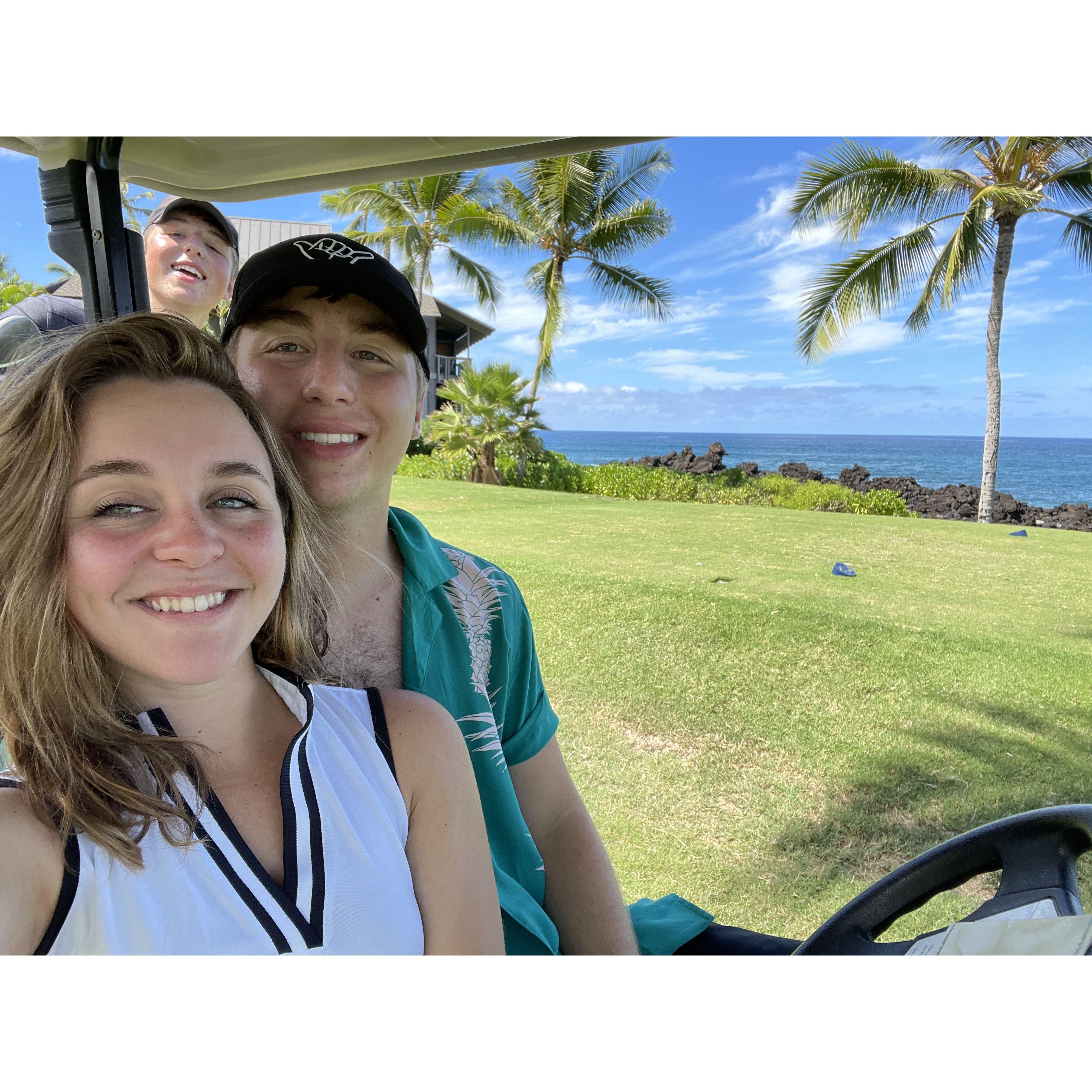 Kade is the chaperone that always pops up in the pictures.