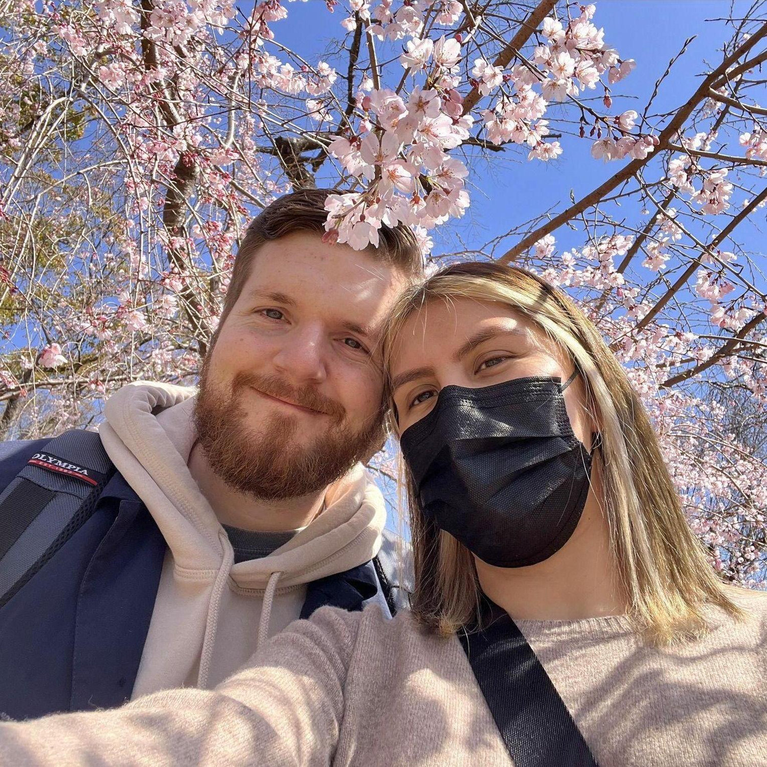 March 2023. Admiring the cherry blossom season in Tokyo, Japan.