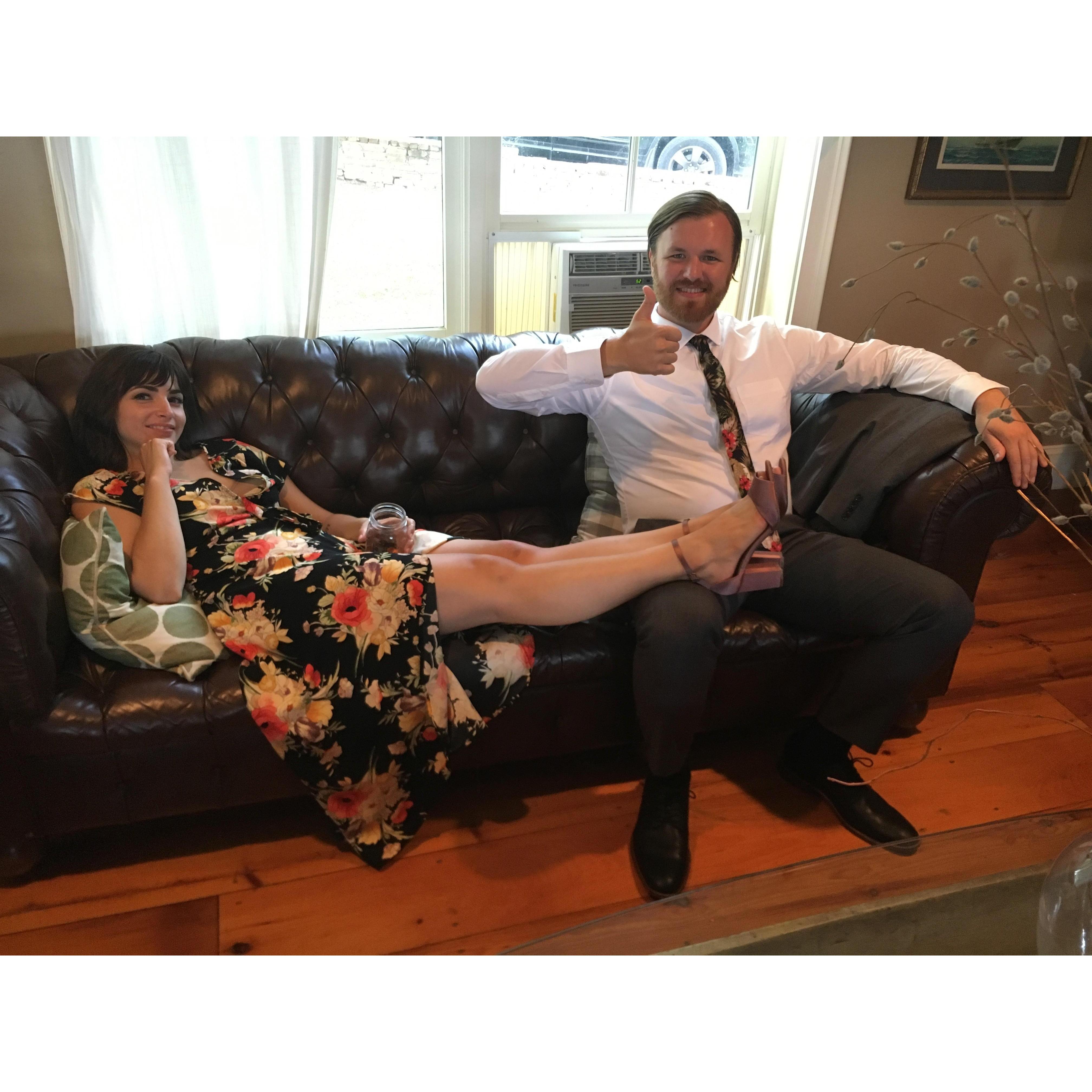 Elizabeth & Garrett's wedding, Oct 2017