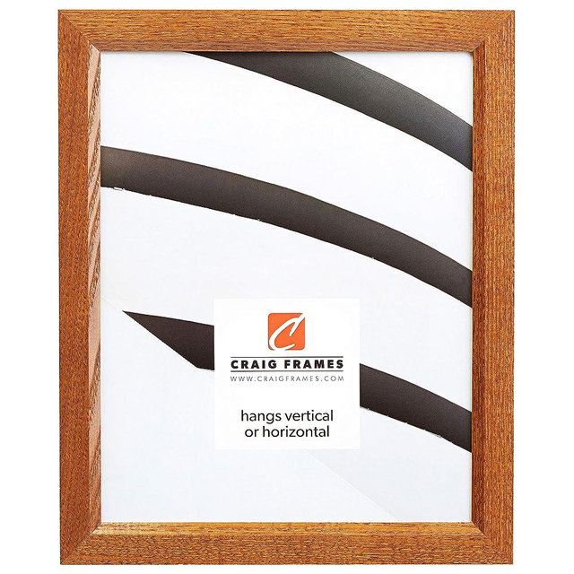 Craig Frames 8261610 Real Wood Grain Finish 17 by 21-Inch Picture/Poster Frame, 0.84-Inch Wide, Rich Brown