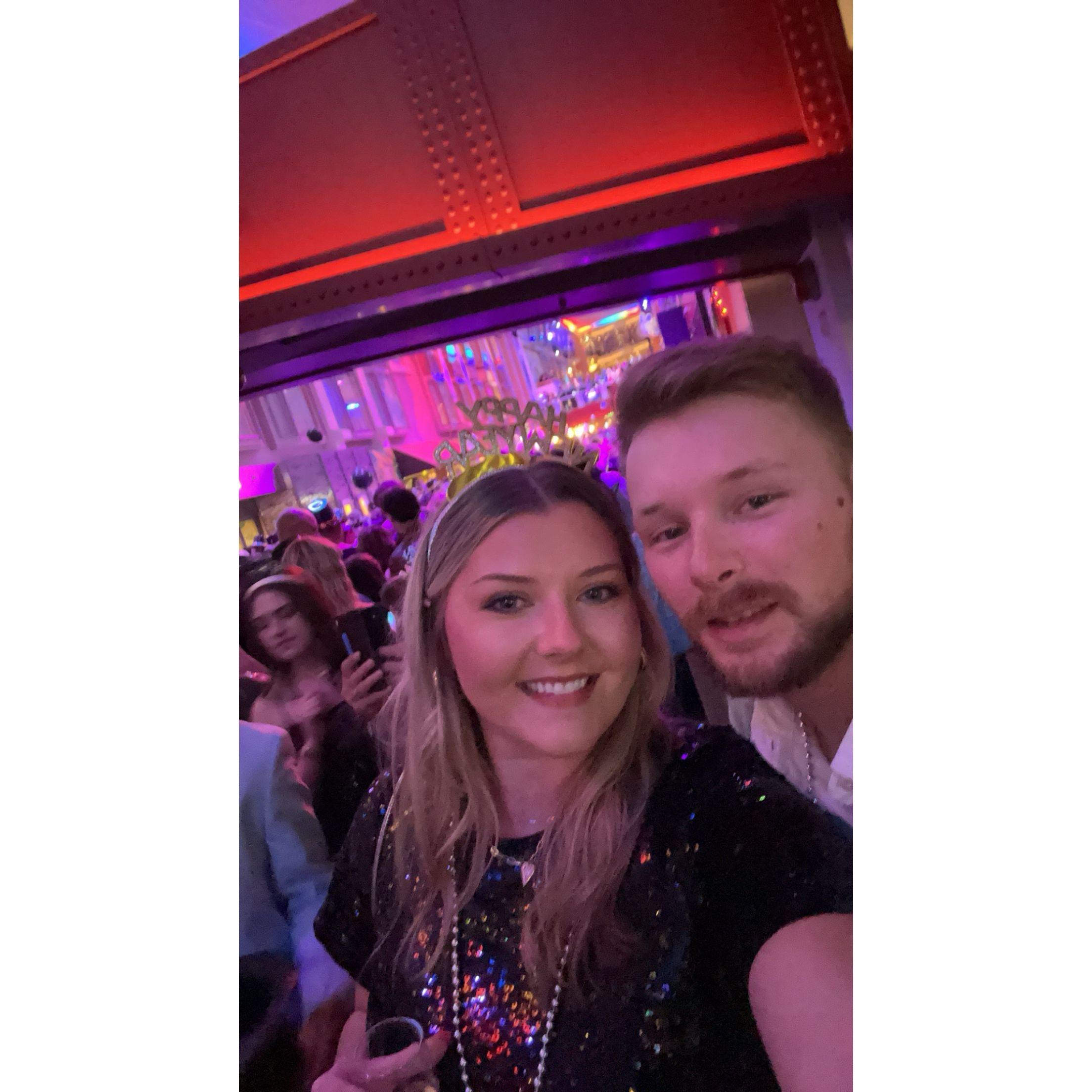 Celebrating New Year's on a cruise ship