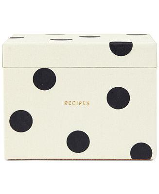 Recipe Box, Deco Dot