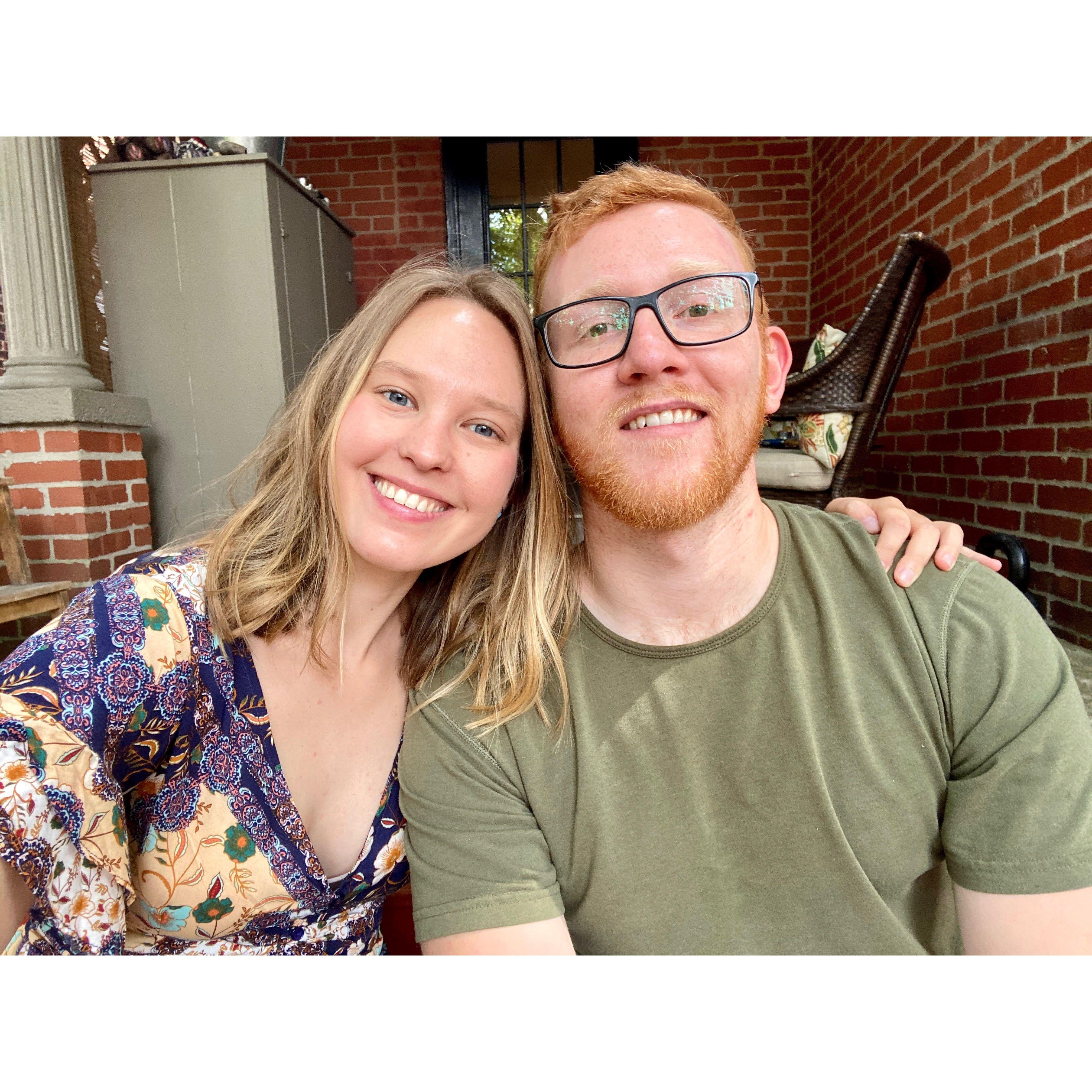 Relaaxing at the Harger's in Pittsburgh spring of 2020
