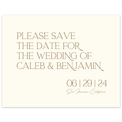 Light Butter, Yellow Wedding Digital Save the Date - Hasbrouk Landscape