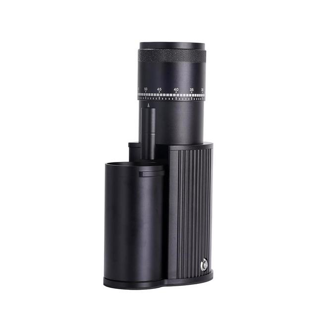 Burr Coffee Bean Grinder, Small Electric Coffee Grinder, Stainless Steel Conical Burr for Espresso, Drip, French Press, Black, Q4 BK
