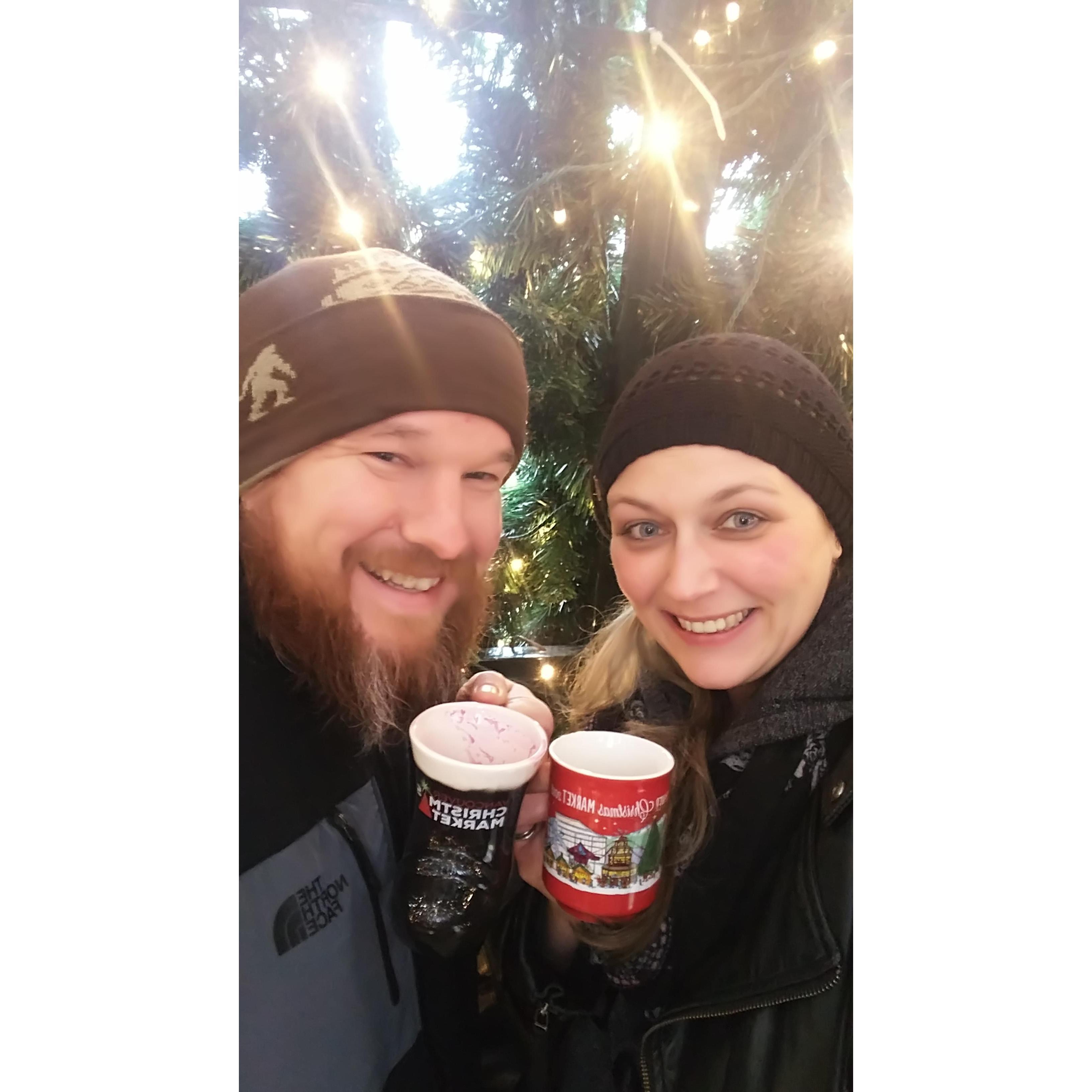 A little muled wine at the Christmas Market - December 2018