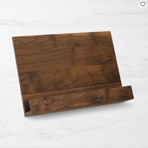 Williams Sonoma Walnut Cookbook Stand