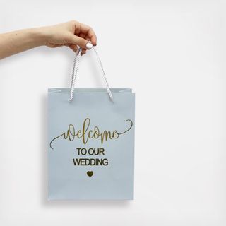 Welcome to our Wedding Gift Bags, Set of 12