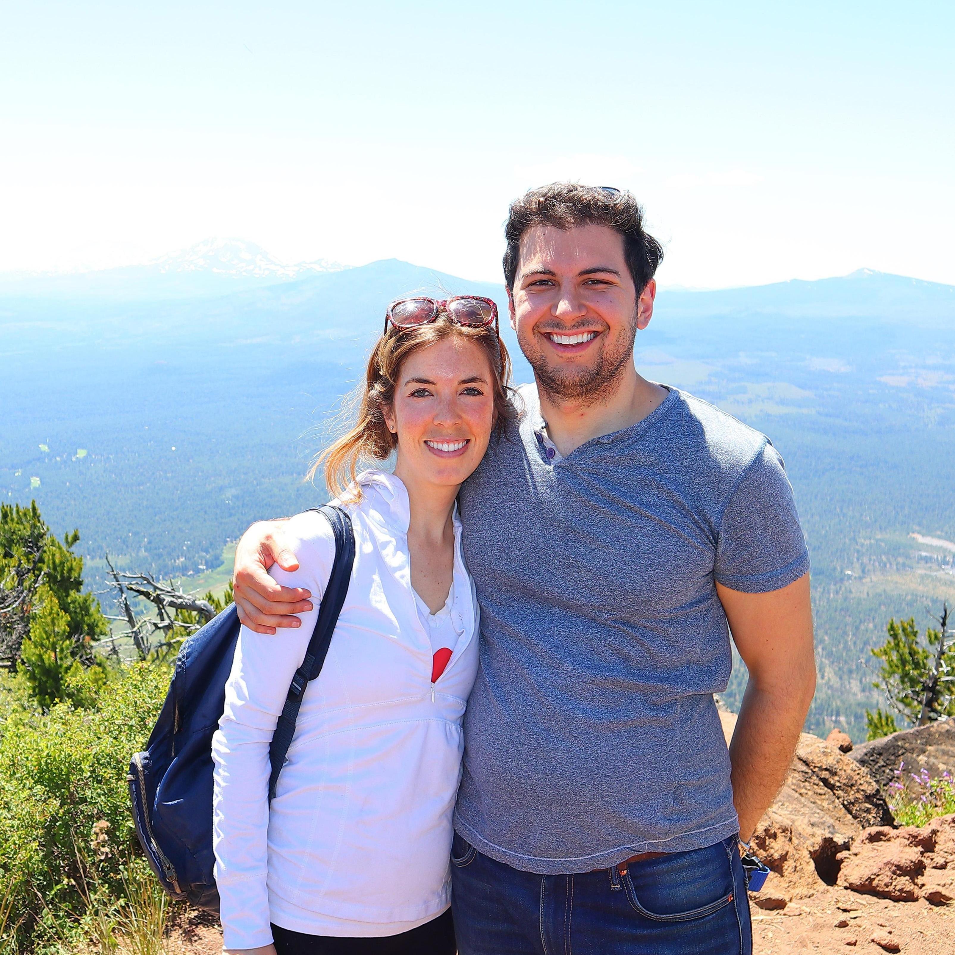Hiking in Oregon, before the wedding of our friends Serge and Ashleigh! (July 19, 2019)