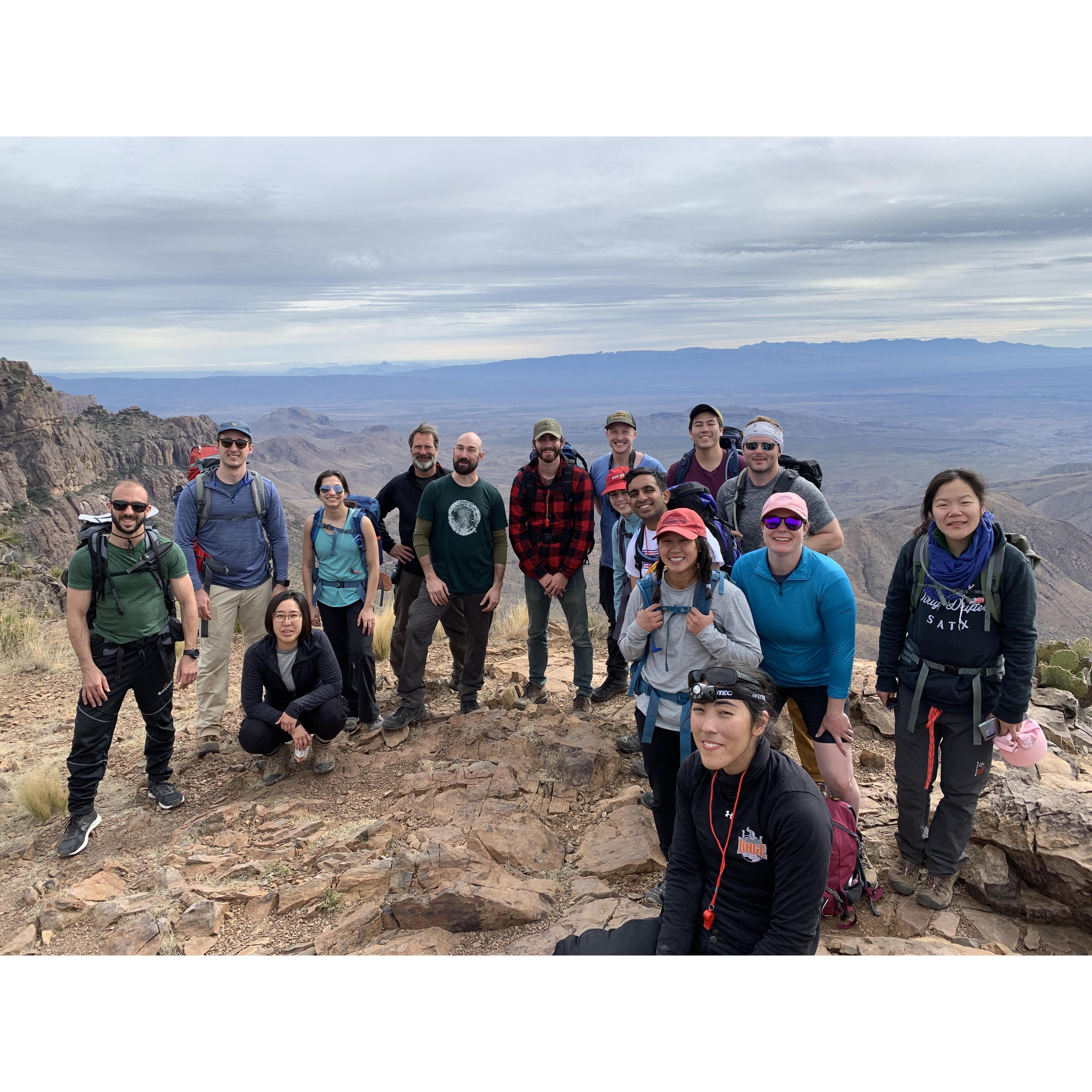 Wilderness Medicine Group A all did the sunrise hike, and it was gorgeous.