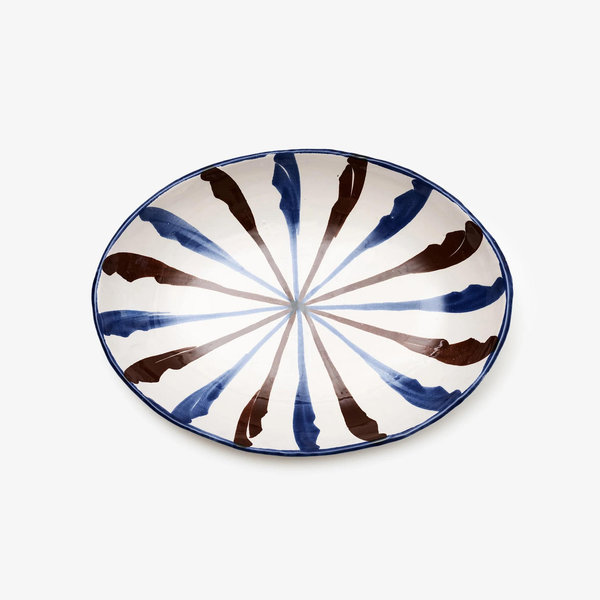 Rayas Oval Serving Platter