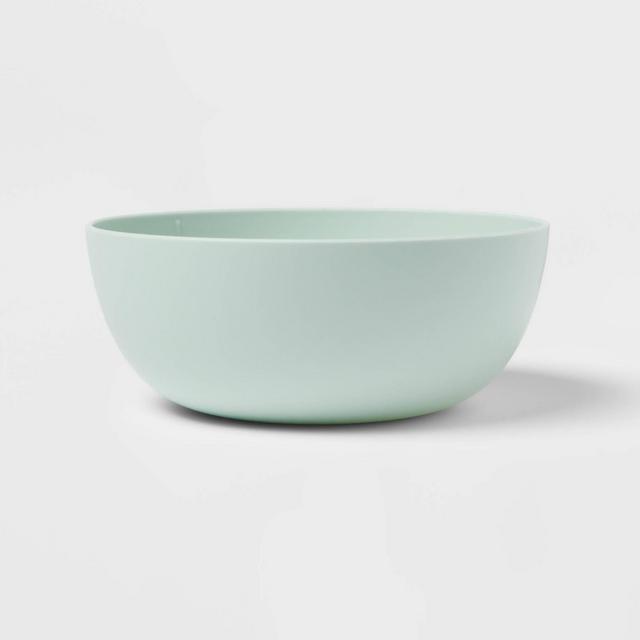 37oz Plastic Cereal Bowl Green - Room Essentials™