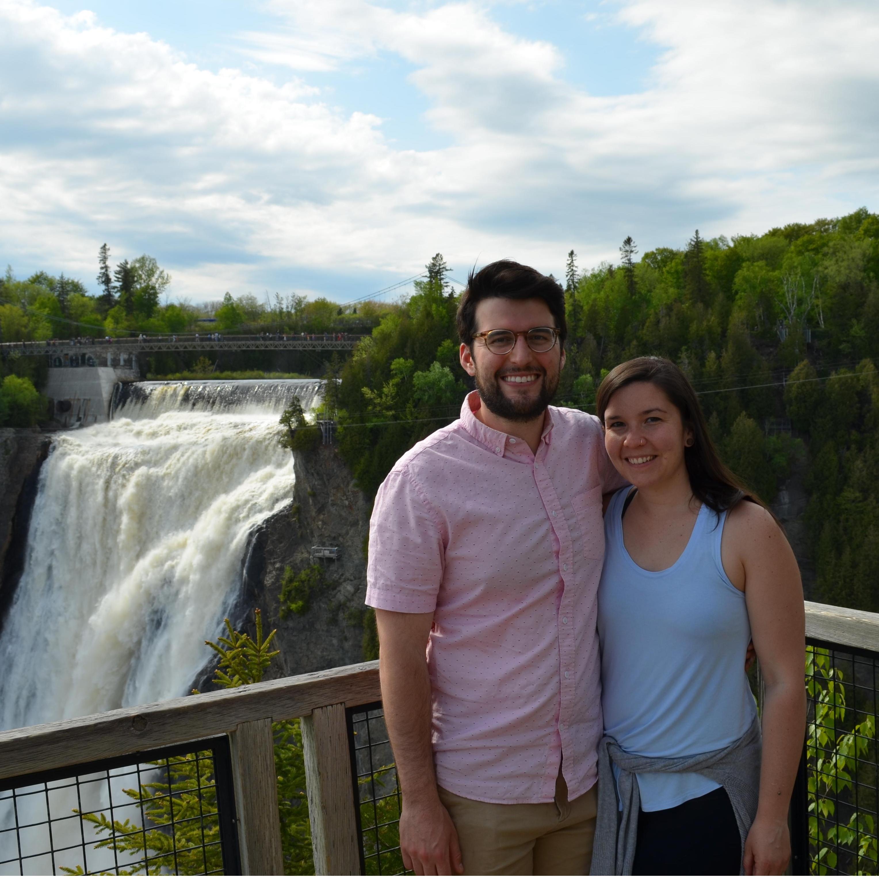 Montmorency Falls in Quebec City, Canada in May 2018!