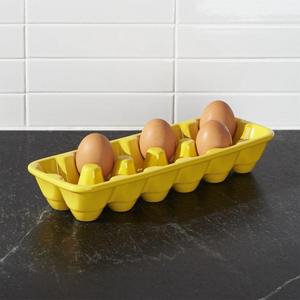 Dozen Yellow Egg Crate