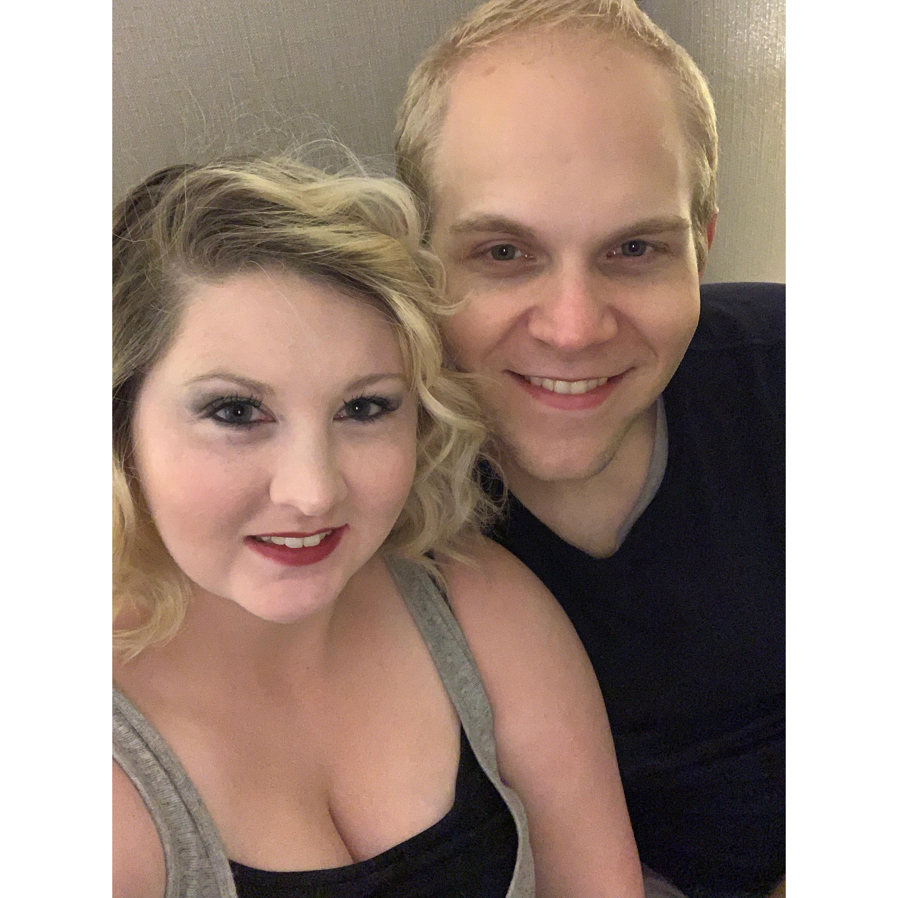 Just one moment before a wonderful date night