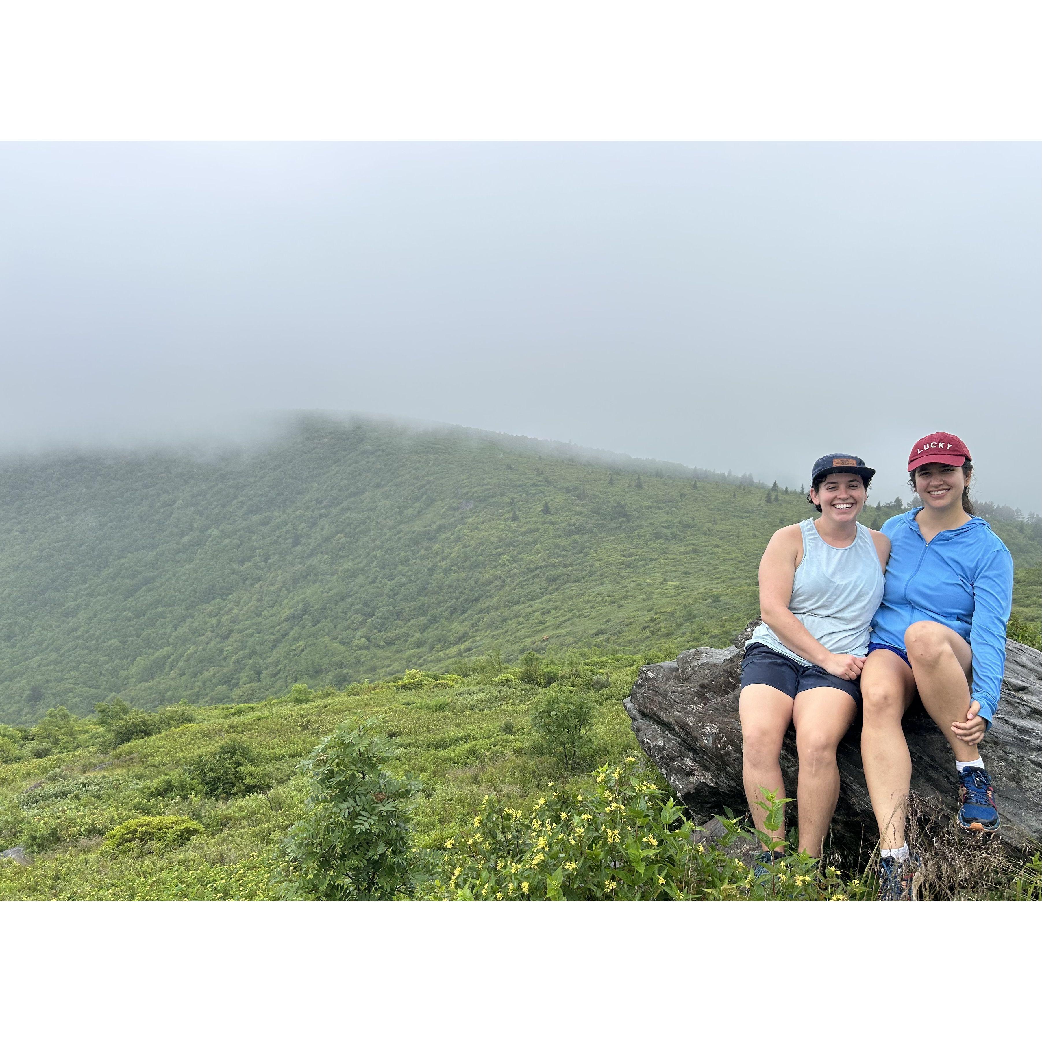 Black Balsam hike, Asheville, NC.