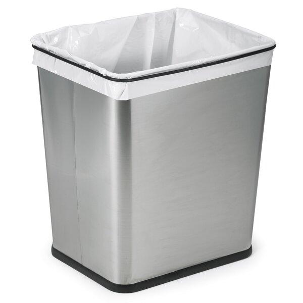 Under Counter 7 Gallon Trash Can - Silver
