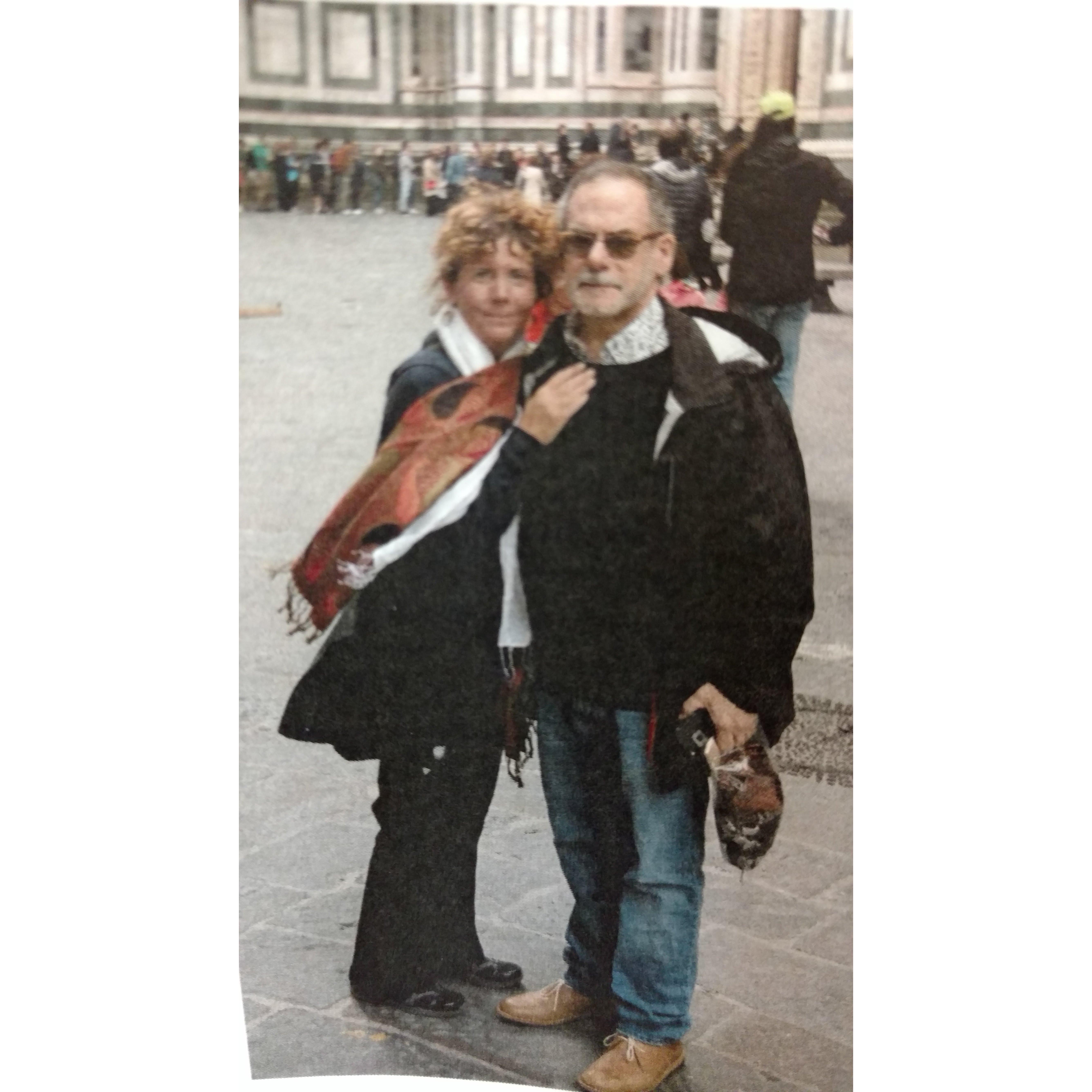 It was windy that day in Florence, Italy!