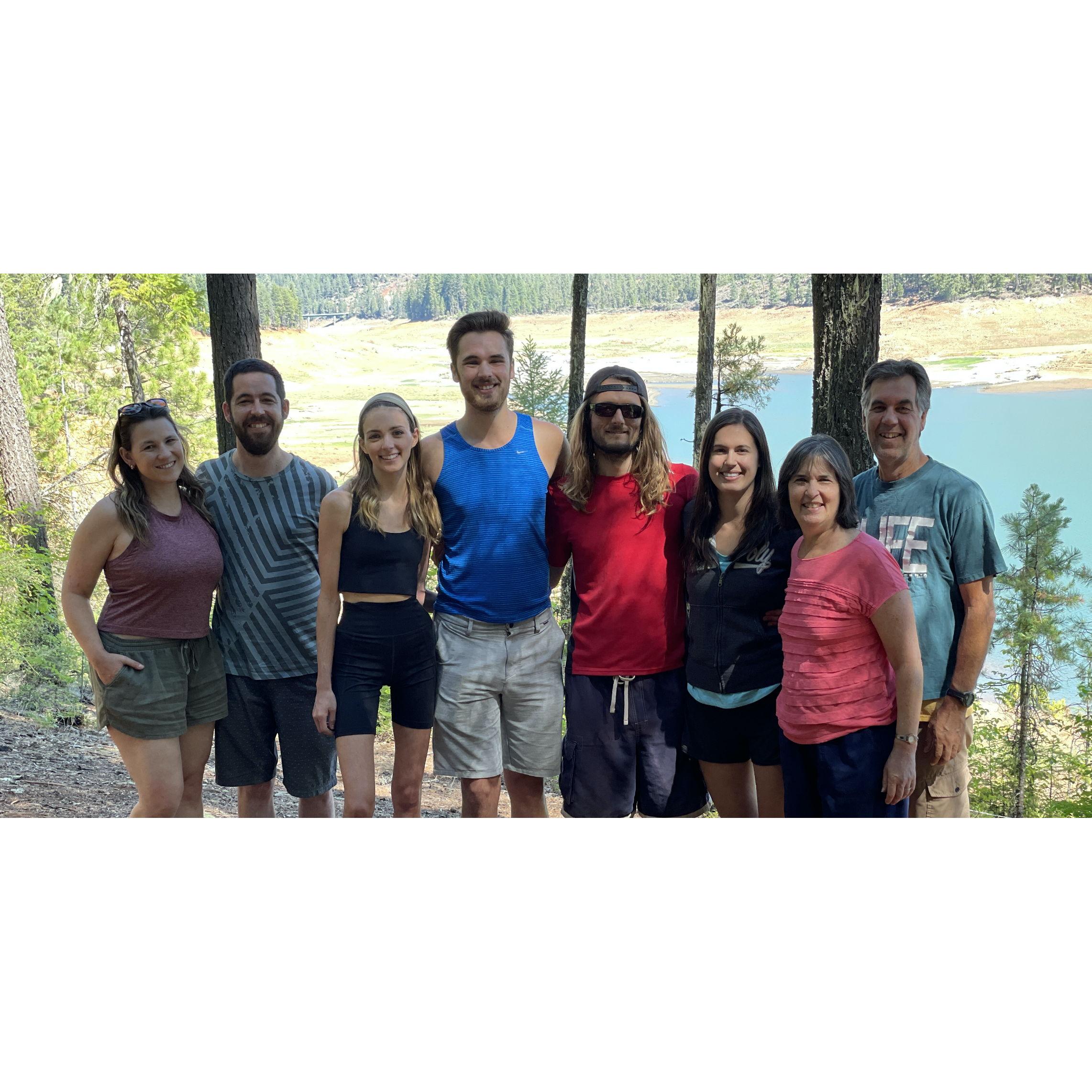 Joe's family on a trip to Trinity Lake, summer 2021. Sadly, we lost Susan to cancer just a few months later.