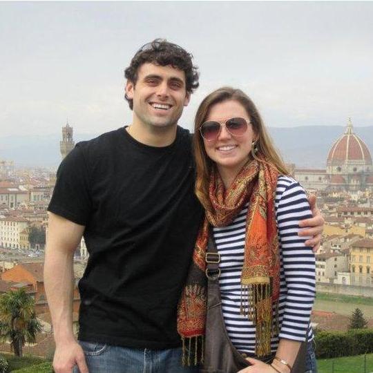 Nick visiting me in Florence during Study Abroad