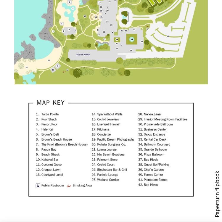 Map of Fairmont Orchid