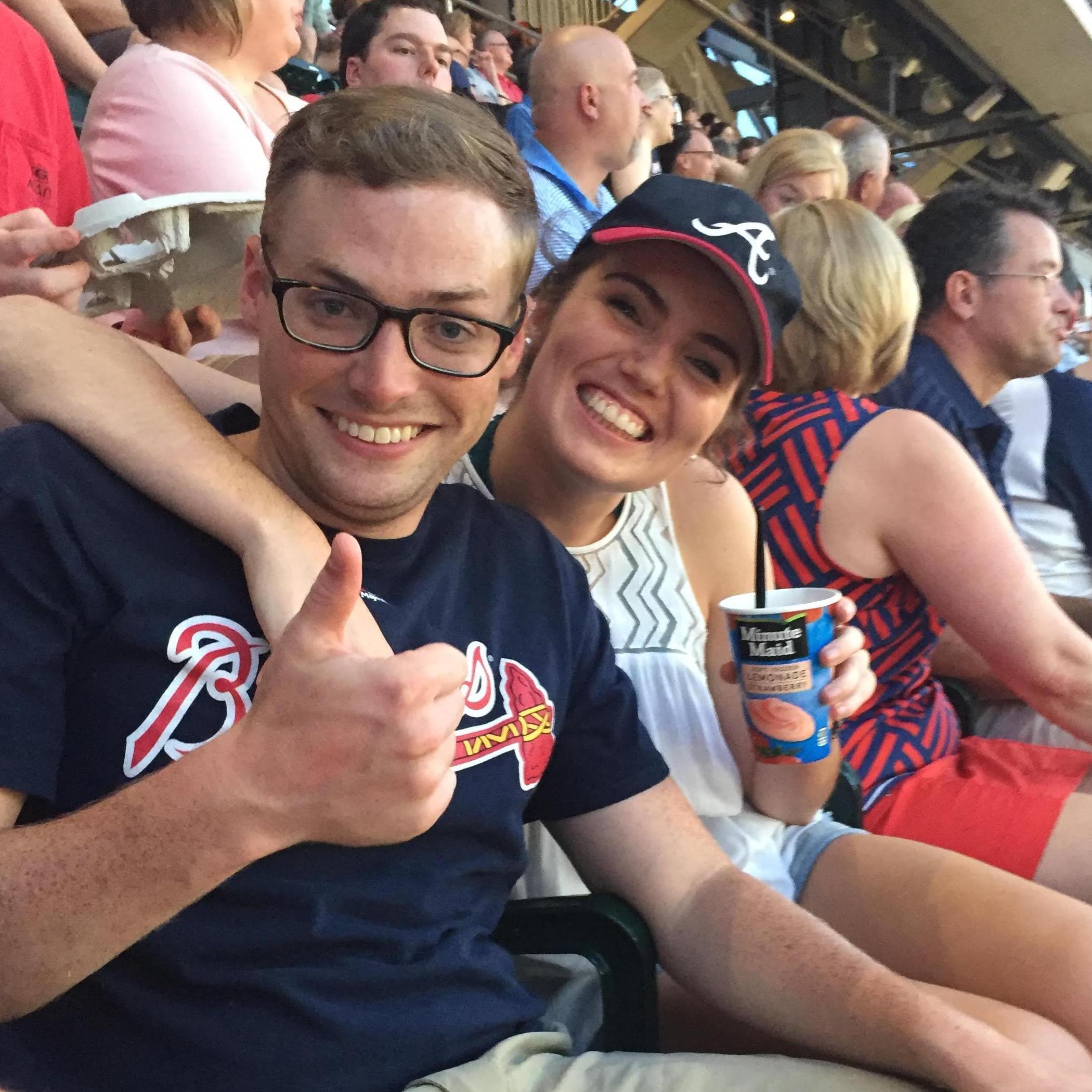 august 2018 - first time will met my Sammon family - go braves