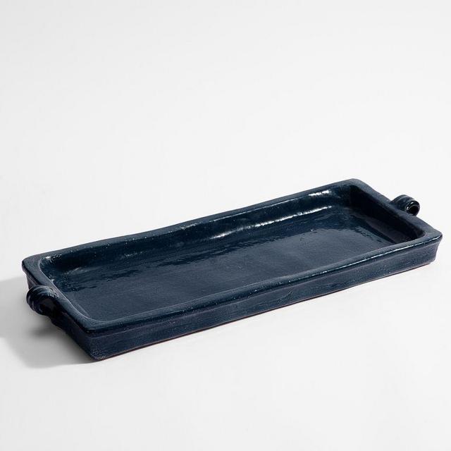 Emery Ceramic Tray, Blue